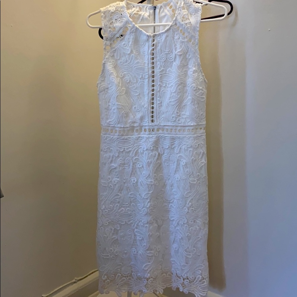 Lulus White Lace Dress